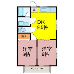 ミッドアイランドの物件間取画像